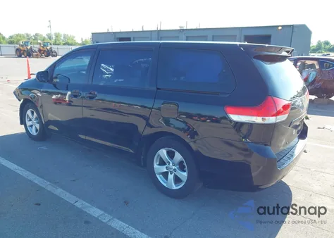 2012 Toyota Sienna Base V6 7 Passenger from USA, damaged, VIN 5TDZK3DC0CS210560